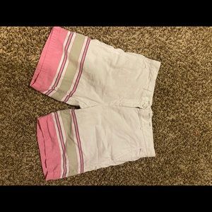 Pink & White Gap shorts women’s size 8